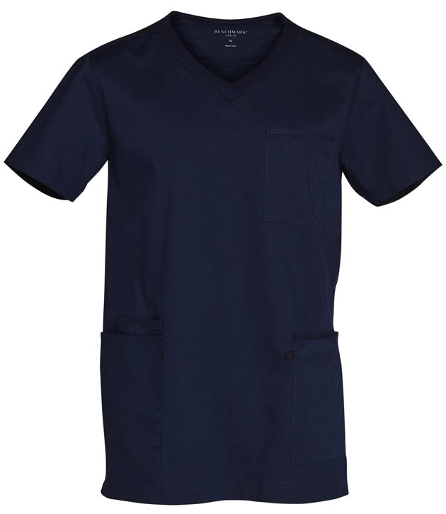 AIW Men's Contrast Scrubs Top - Navy