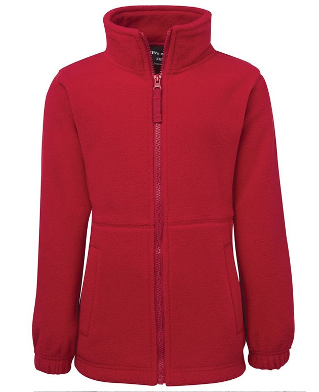 JB's Kids Zip Polar Jumper - Red