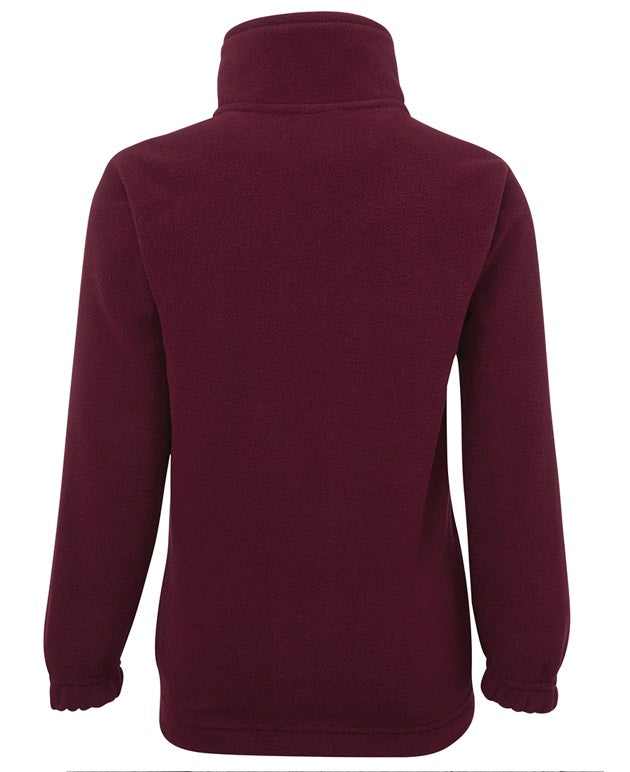 JB's Kids Zip Polar Jumper - Maroon