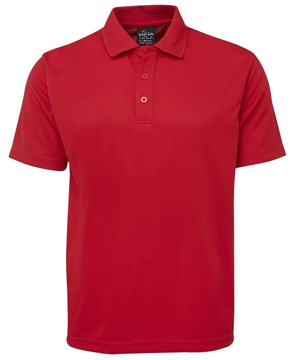 JB's S/S Podium Poly Polo - Red