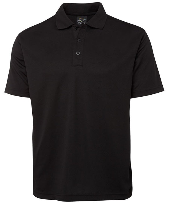 JB's S/S Podium Poly Polo - Black