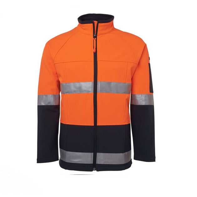 jbs mens day and night softshell jacket orange