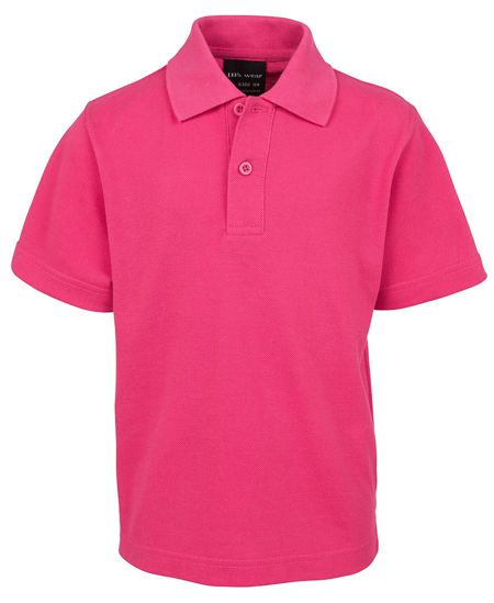 jbs kids polo hot pink