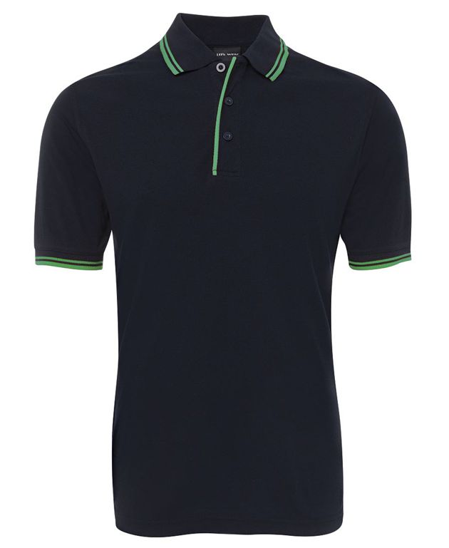 jbs contrast polo navy green