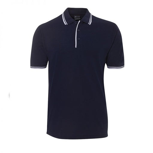 jbs contrast polo navy white