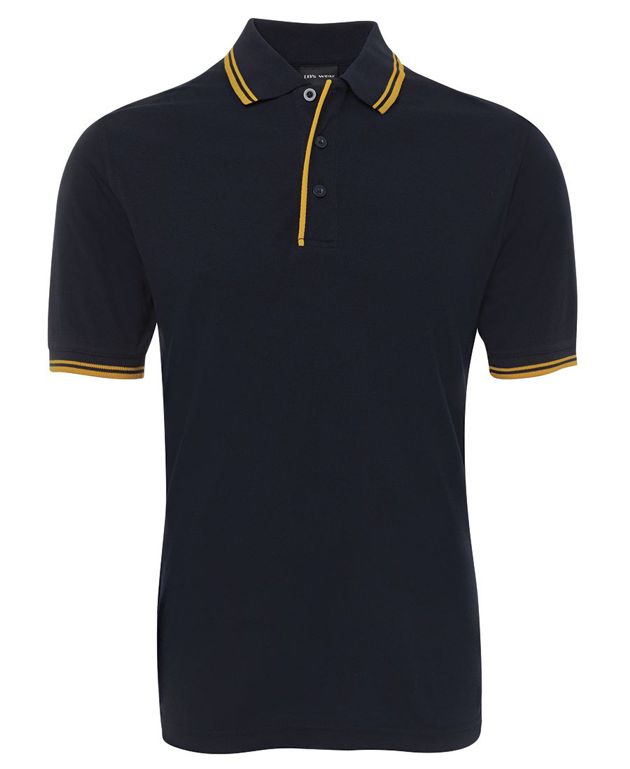 jbs contrast polo navy gold