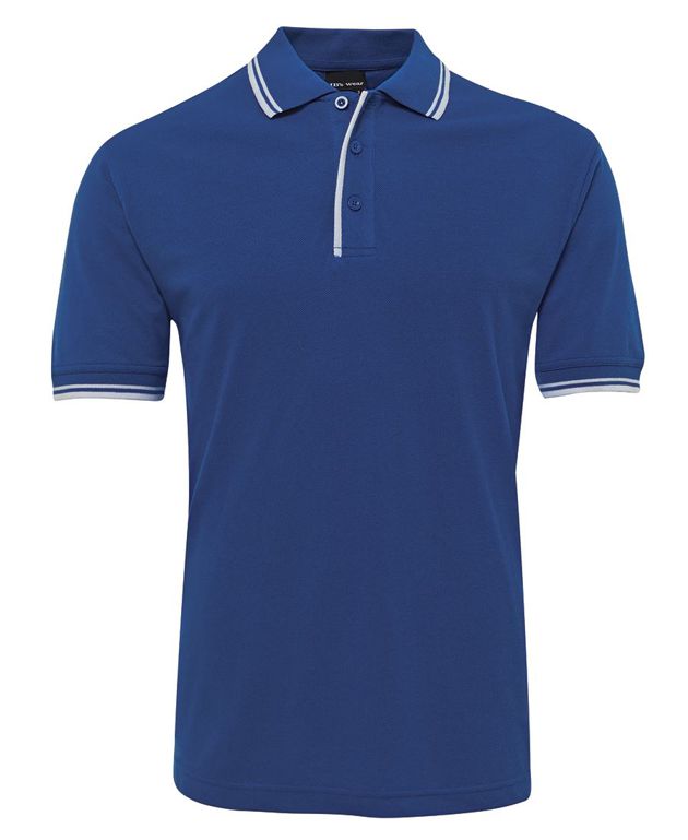 jbs contrast polo royal white