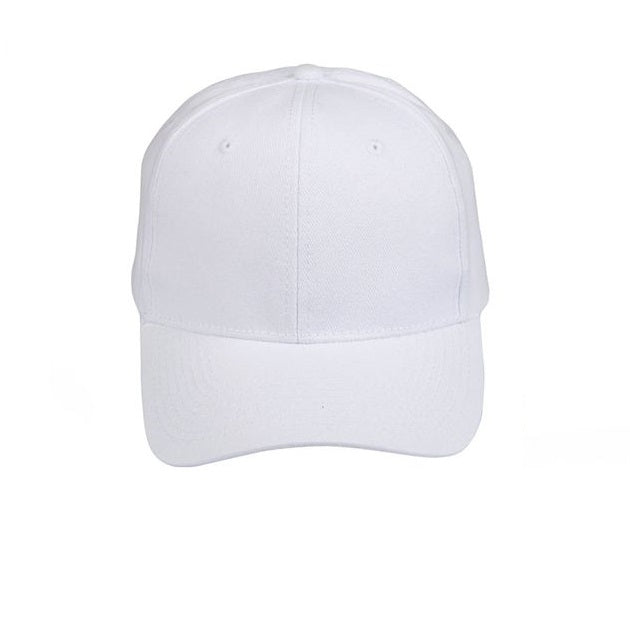 heavy brushed cotton cap white