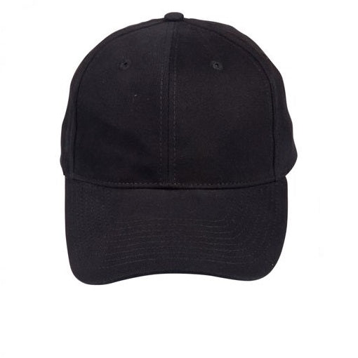 heavy brushed cotton cap black
