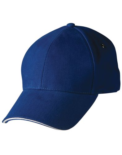 sandwich peak cap royal white