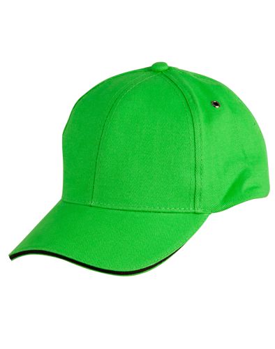 sandwich peak cap lime black