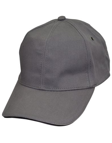 sandwich peak cap grey black
