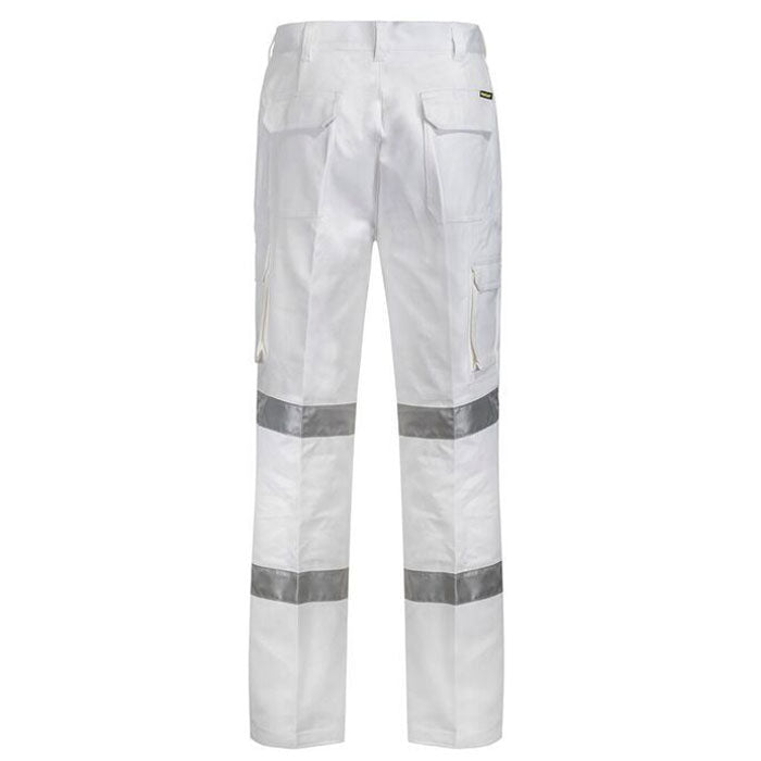 NCC Modern Fit Cotton Drill Cargo Trouser With CSR Reflective Tape - Back