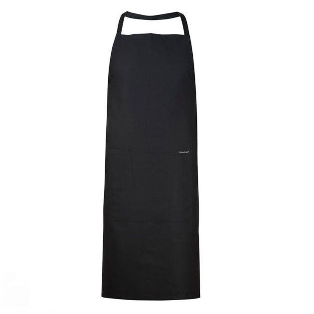 ncc full bib apron with pocket black