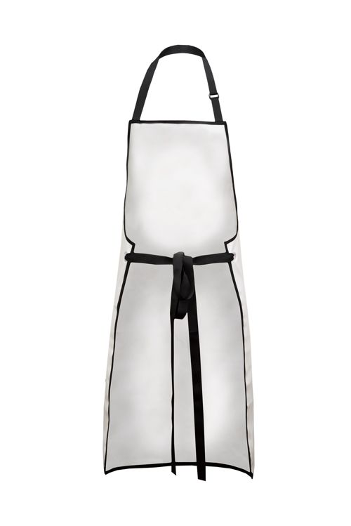 ncc full bib pvc apron white