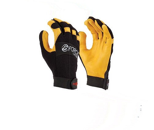 g force leather mechanics gloves