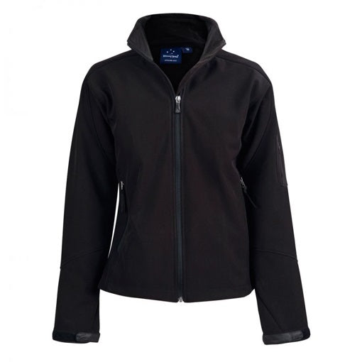 ladies softshell jacket black