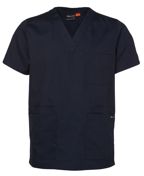 jbs unisex scrubs top navy