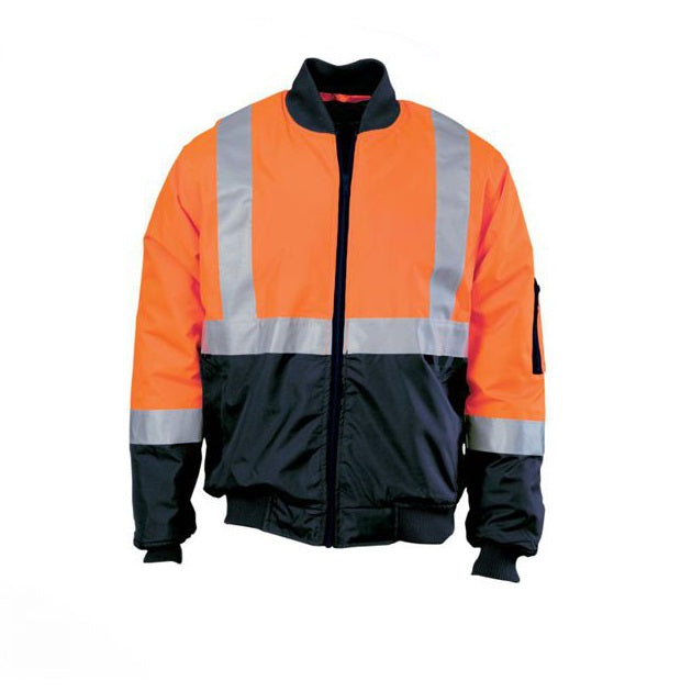 dnc day and night bomber jacket orange