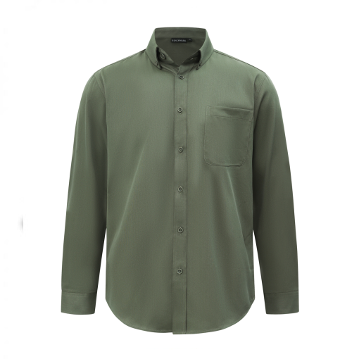 AIW Mens L/S Smart Cotton Blend Shirt (6 Colours)