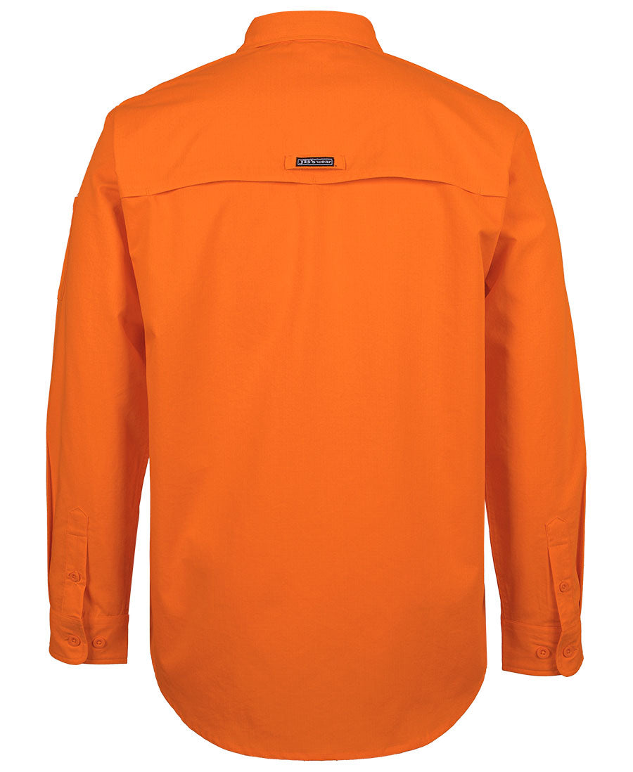 JB's L/S Hi Vis Class F Ripstop Work Shirt