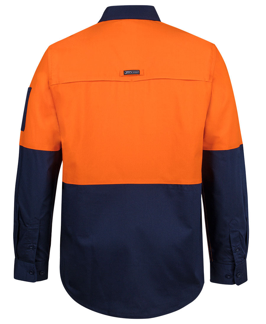 JB's L/S Hi Vis Class F Ripstop Work Shirt