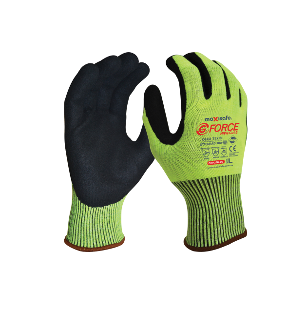 G-Force Hi-Vis Cut D Glove