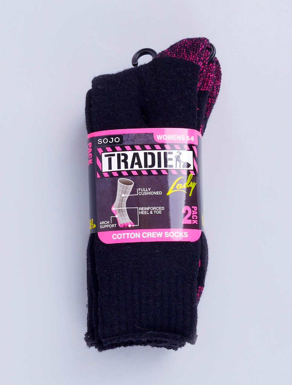 Tradie Women's Cotton Work Socks - 3 Pack