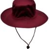 aiw surf hat with strap maroon