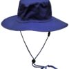 aiw surf hat with strap royal blue