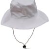 aiw surf hat with strap white