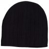 cable knit beanie black