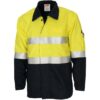 dnc drill arc rated welders jacket yellow