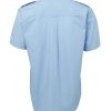 jbs epaulette shirt short sleeve blue
