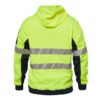 ncc day and night zip hoodie lime