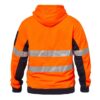 ncc day and night zip hoodie orange