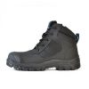 bata zippy zip lace safety boots side